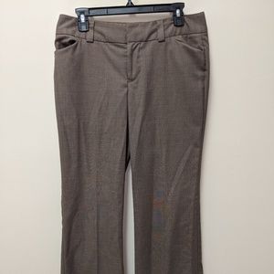 Gap Brown Curvy Fit Flare Leg pant Size 8